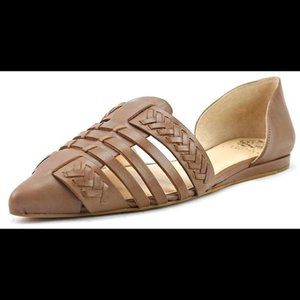 Vince Camuto hadria gladiator leather d’orsay flats